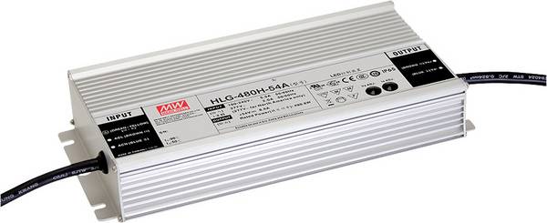 MEAN WELL HLG-480H-48B LED-Treiber Konstantspannung, Konstantstrom 480 W 10 A 24 - 48 V/DC 3 in 1 Dimmer Funktion, dimmbar, PFC-Schaltkreis, Outdoor, Überlastschutz, Überspannung 1 St.