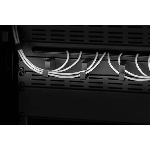 Renkforce RF-3429148 19 Zoll Netzwerkschrank-Kabelführung 1 HE Schwarz