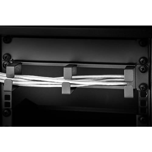Renkforce RF-3429154 10 Zoll Netzwerkschrank-Kabelführung 1 HE Schwarz