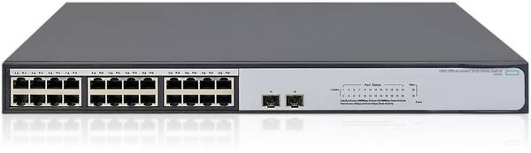 Hewlett Packard Enterprise JH018A#ABB HPE 1420-24G-2SFP+ 10G Uplink Switch - S Netzwerk Switch  10 GBit/s PoE-Funktion