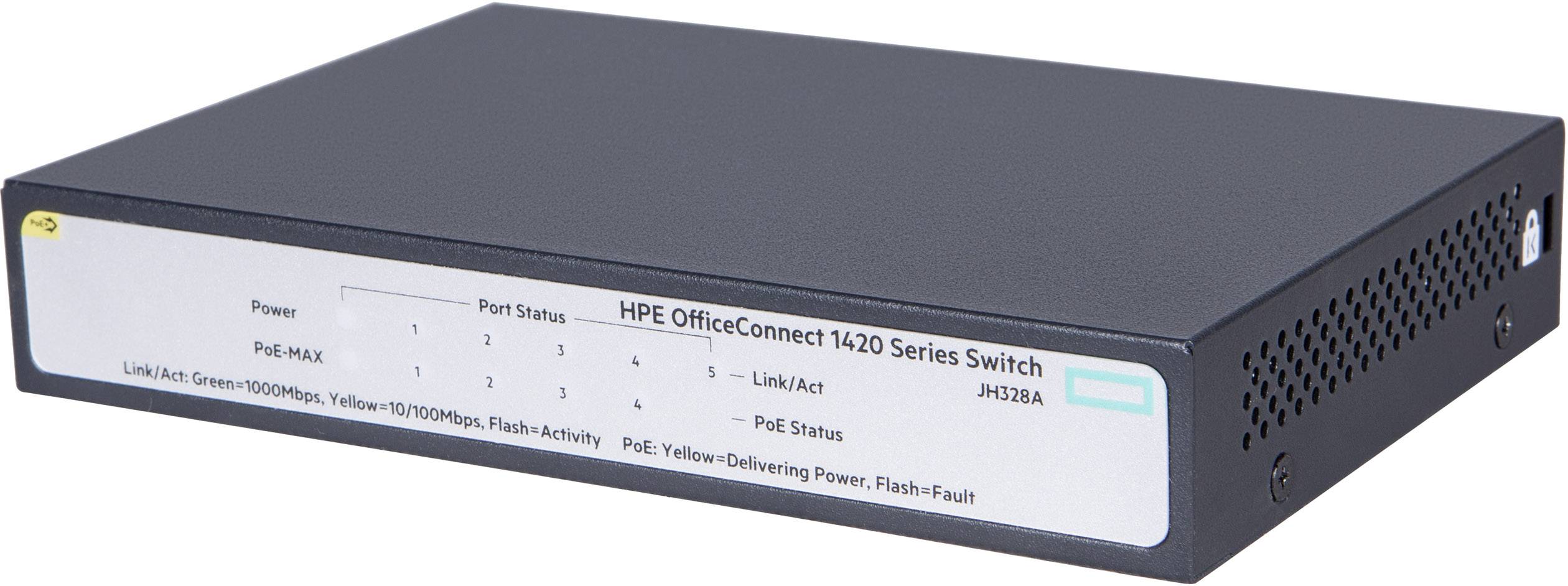 Hewlett Packard Enterprise JH328A#ABB HPE OfficeConnect 1420 5G PoE+ - Switch Netzwerk Switch PoE-Funktion
