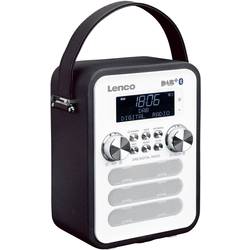 DAB+ kapesní rádio Lenco PDR-050BK, AUX, Bluetooth, černá