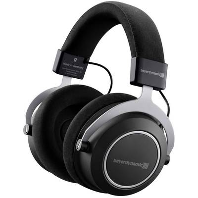 beyerdynamic Amiron wireless   Over Ear Kopfhörer Bluetooth®, kabelgebunden  Schwarz, Silber High-Resolution Audio Lauts