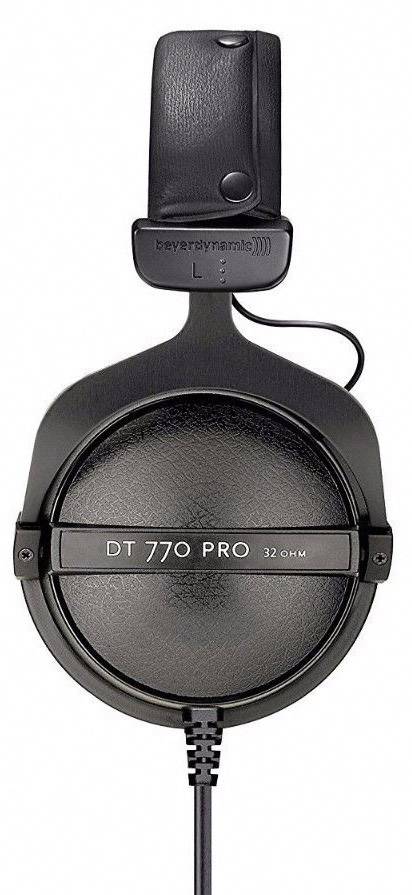 beyerdynamic DT 770 PRO 32 Ohm Over Ear Kopfhörer kabelgebunden Schwarz High-Resolution Audio HiFi-4