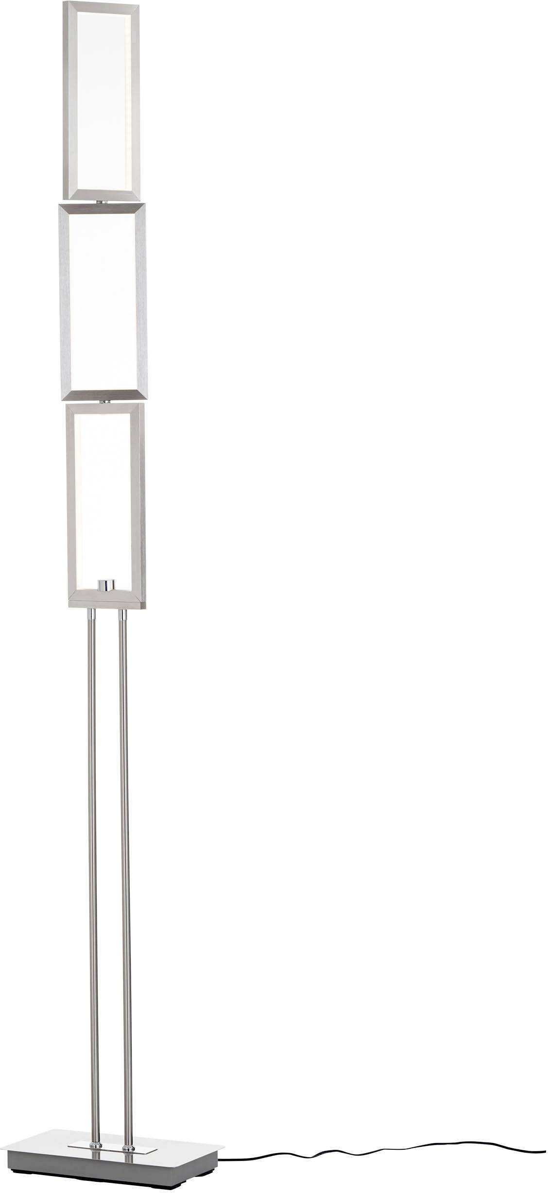 BRILLIANT LED-Stehlampe 21 W Warm-Weiß Brilliant Tunar G93453/21 Aluminium