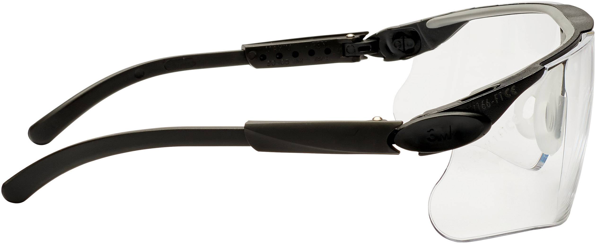Schutzbrille Maxim EN 166,EN 170-1FT Bügel schwarz,Scheibe klar PC 3M