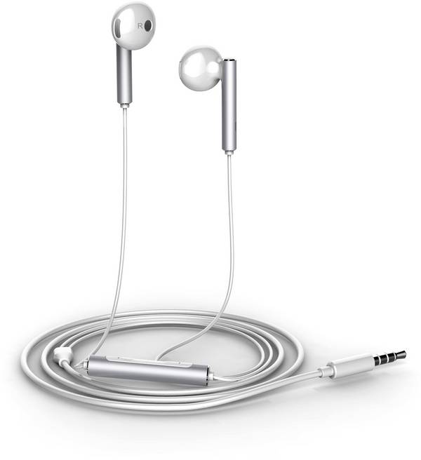 Huawei AM116, Kopfhörer, im Ohr, Anrufe & Musik, Silber, Weiß, Binaural, Digital