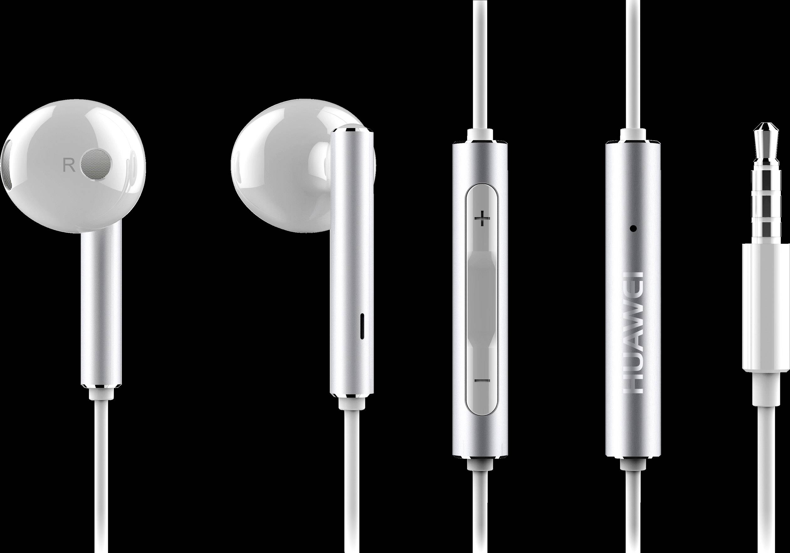 Huawei AM116, Kopfhörer, im Ohr, Anrufe & Musik, Silber, Weiß, Binaural, Digital-2