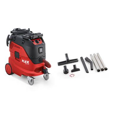 Flex VCE 44 H AC-Kit 446025 Nass-/Trockensauger 42 l Staubklasse H zertifiziert, automatische Filterreinigung-0