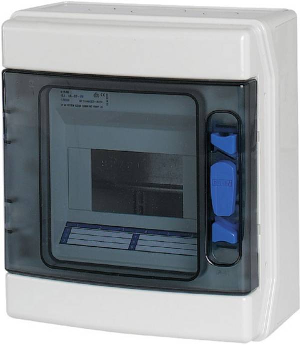 Eaton 174222 IKA-1/6-ST Kleinverteiler Aufputz Anzahl Teilungen = 6 Anzahl Reihen = 1 Inhalt 1 St.
