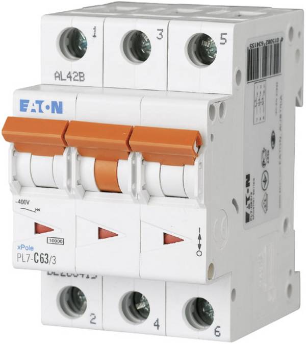 Eaton 236406 PXL-B63/3 Leitungsschutzschalter 3polig 63 A 400 V/AC