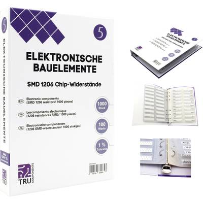 TRU COMPONENTS TC-6869416 Sortiments-Album  SMD 1206 0.25 W 1 %  1000 Teile 
