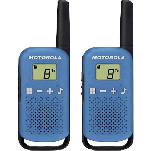 Motorola Solutions 188117 TALKABOUT T42 blau PMR-Handfunkgerät 2er Set