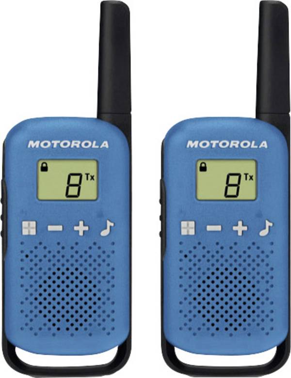 Motorola Solutions B4P00811LDKMAW TALKABOUT T42 blau PMR-Handfunkgerät 2er Set