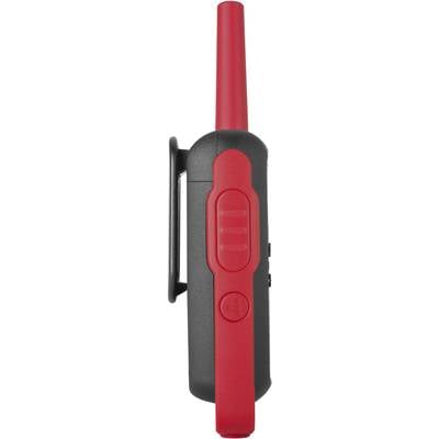 MOTOROLA SOLUTIONS - Motorola Talkabout T62 - Tragbar - Zwei-Wege Funkgerät - PMR - 446 MHz - 16 Kanäle - Schwarz, Rot (-6