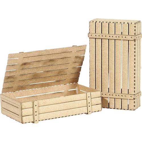 MBZ 80292 H0 Transportkisten Lasercutbausatz