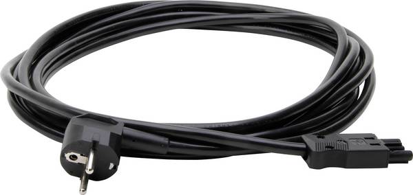 Kopp 226405041 1 Stück Netzkabel Schwarz 5.00 m