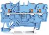 WAGO 2200-1304 Durchgangsklemme 3.50 mm Push-In-Klemme Blau 100 St.