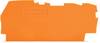 WAGO 2102-1392 Abschluss Zwischenplatte Orange 100 St.