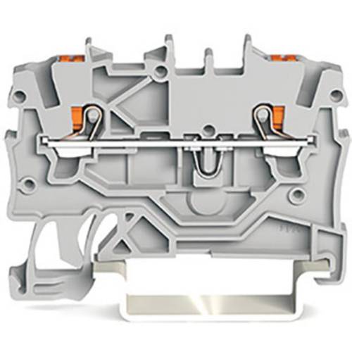 Thumbnail - WAGO 2200-1201 Durchgangsklemme 3.50 mm Push-In-Klemme Grau 100 St.