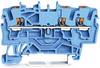 WAGO 2202-1304 Durchgangsklemme 5.20 mm Push-In-Klemme Blau 100 St.