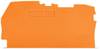 WAGO 2102-1292 Abschluss Zwischenplatte Orange 100 St.