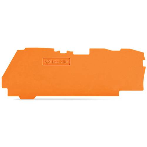 Thumbnail - WAGO 2106-1392 Abschluss Zwischenplatte Orange 100 St.