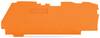 WAGO 2106-1392 Abschluss Zwischenplatte Orange 100 St.
