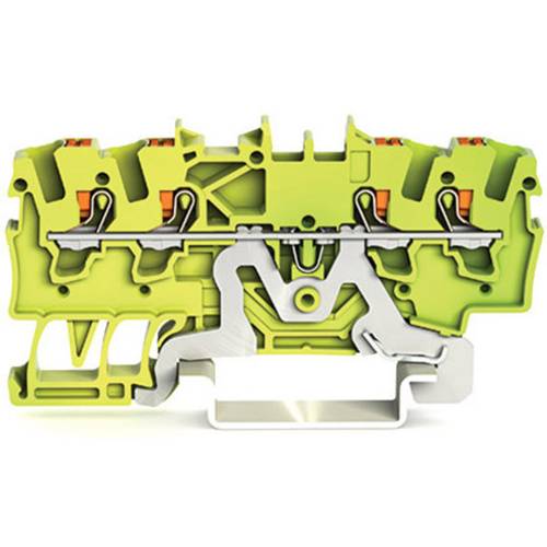 Thumbnail - WAGO 2201-1407 Schutzleiterklemme 4.20 mm Push-In-Klemme Grün, Gelb 100 St.