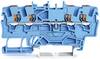 WAGO 2201-1404 Durchgangsklemme 4.20 mm Push-In-Klemme Blau 100 St.