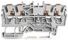 WAGO 2202-1401 Durchgangsklemme 5.20 mm Push-In-Klemme Grau 100 St.