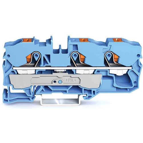 Thumbnail - WAGO 2210-1304 Durchgangsklemme 10 mm Push-In-Klemme Blau 25 St.