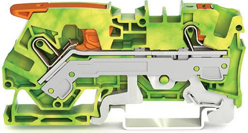 WAGO 2106-5207 Schutzleiterklemme 7.50 mm Push-In-Klemme Belegung: PE Grün, Gelb 25 St. Piece