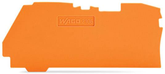 Thumbnail - WAGO 2106-1292 Abschluss Zwischenplatte Orange 100 St.