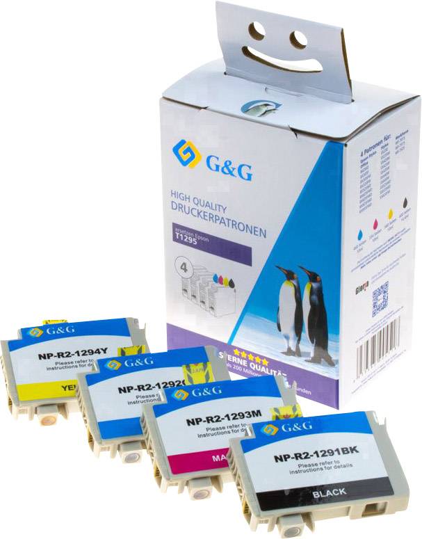 G&G Toner G&G Epson T1295          Multipack   comp. bk/ye/cy/ma