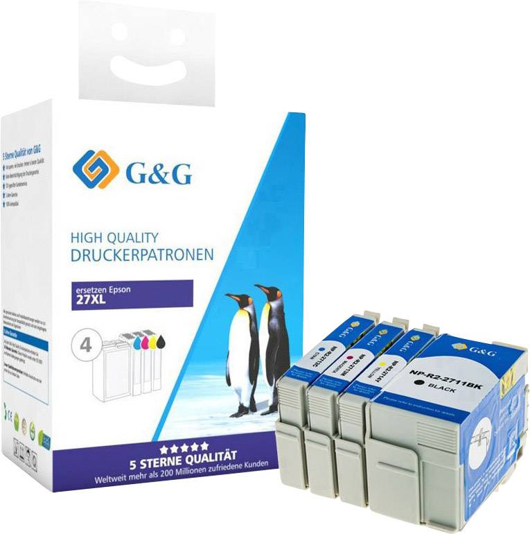 G&G Toner G&G Epson 27XL/T2711+T2715 Multipack comp. bk/ye/cy/ma