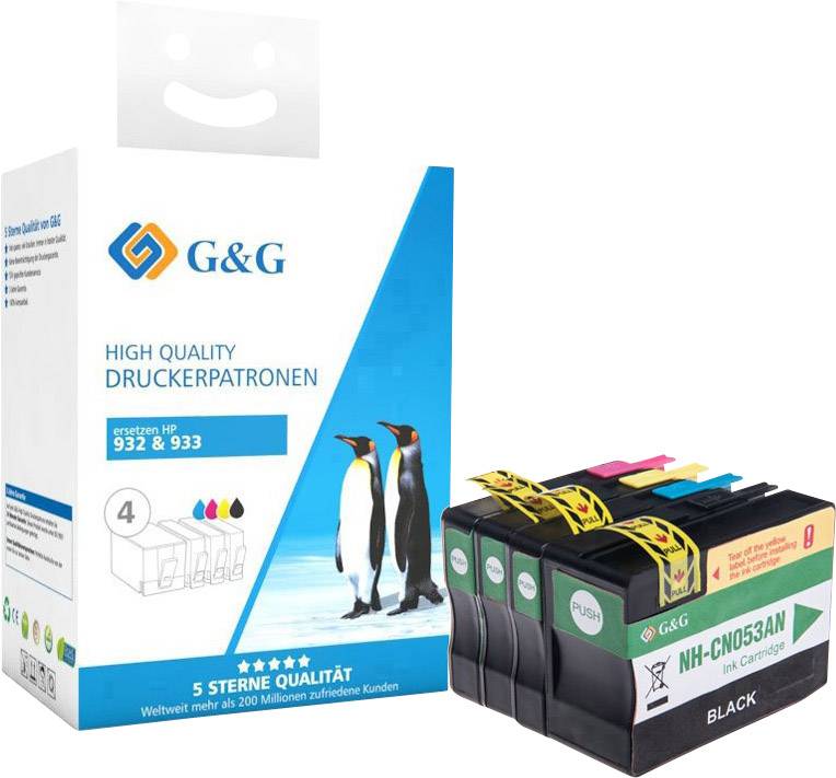 G&G Toner G&G HP 932XL/933XL    Multipack      comp. bk/ye/cy/ma