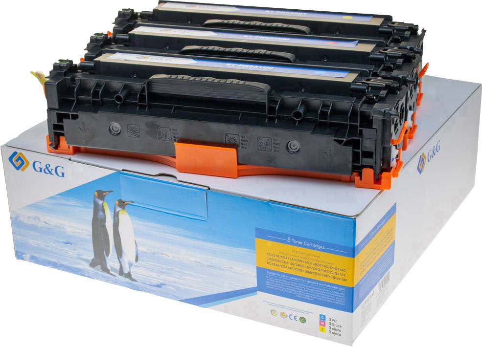 G&G Toner G&G HP HP125A/CF373AM    Multipack      comp. ye/cy/ma