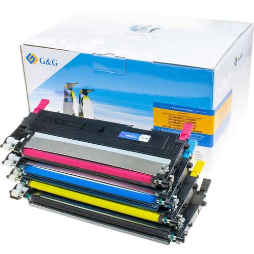 G&G Toner ersetzt Samsung CLT-P4092C, CLT-K4092S, CLT-C4092S, CLT-M4092S, CLT-Y4092S Kompatibel Kombi-Pack Schwarz, Cyan...