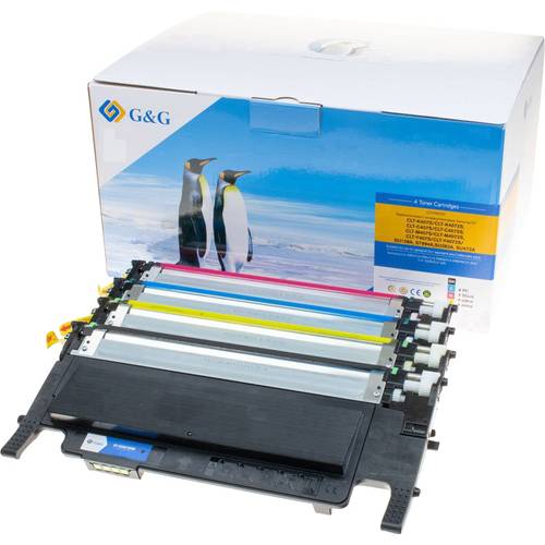 G&G Toner ersetzt Samsung CLT-P4072C, CLT-K4072S, CLT-C4072S, CLT-M4072S, CLT-Y4072S Kompatibel Kombi-Pack Schwarz, Cyan...
