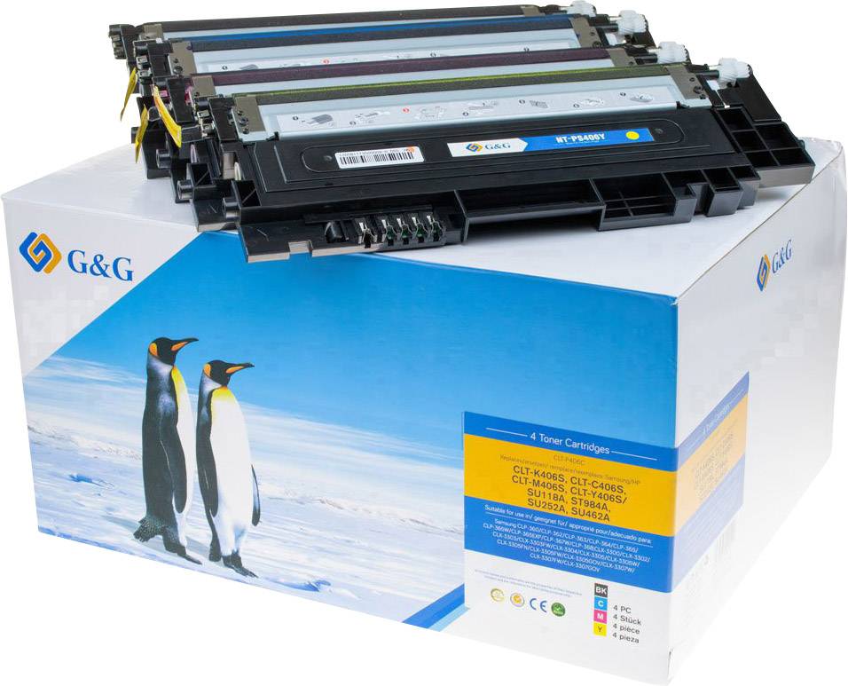 G&G Toner G&G Samsung CLT-P406C    Multipack   comp. bk/ye/cy/ma