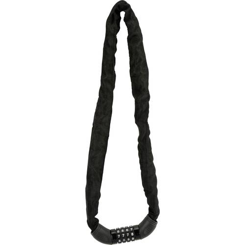 FISCHER FAHRRAD 85900 Kettenschloss Schwarz Zahlenschloss