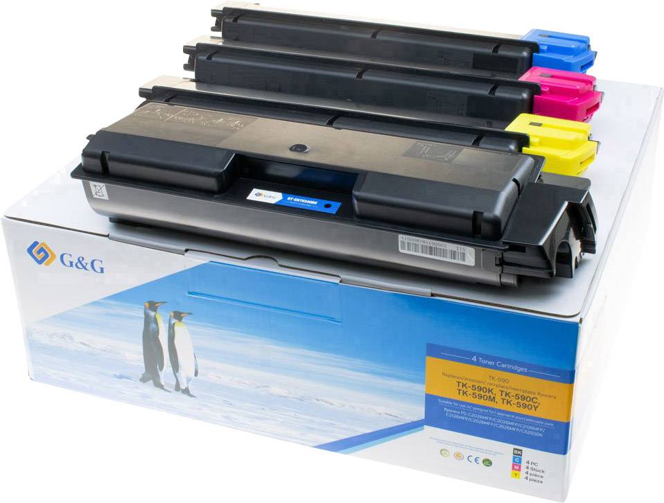 G&G Toner G&G Kyocera TK-590BK/C/M/Y Multipack comp. bk/ye/cy/ma