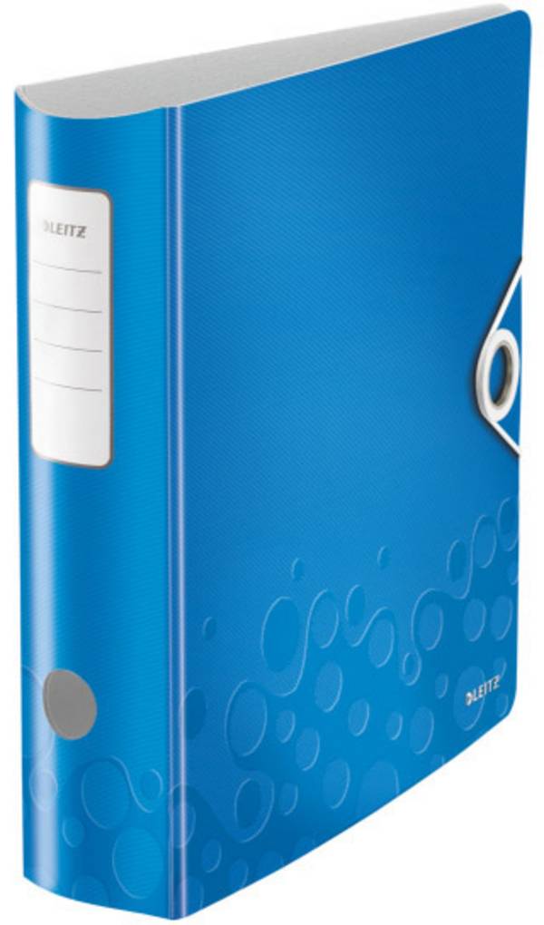 Leitz Ordner 1106 Active WOW DIN A4 Rückenbreite: 82 mm Eisblau Metallic  2 Bügel 1106-00-36