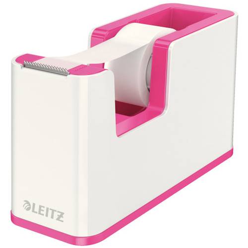 Leitz Klebeband-Abroller WOW 5364 Weiß, Pink Rollenbreite (max.): 19 mm Rollenlänge (max.) 33 m