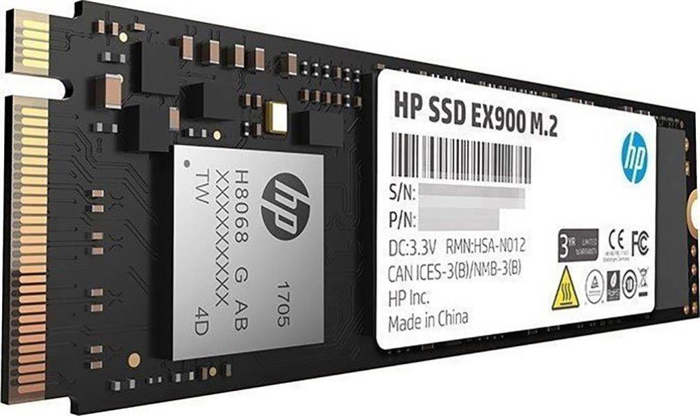 HP EX900 250 ГБ Internet M.2 PCIe NVMe SSD 2280 M.2 NVMe PCIe 3.0 x4 в розницу