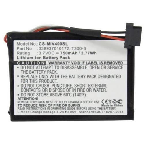 Beltrona Navigationsgeräte-Akku ersetzt Original-Akku (Original) 338937010172, T300-3 3.7 V 750 mAh