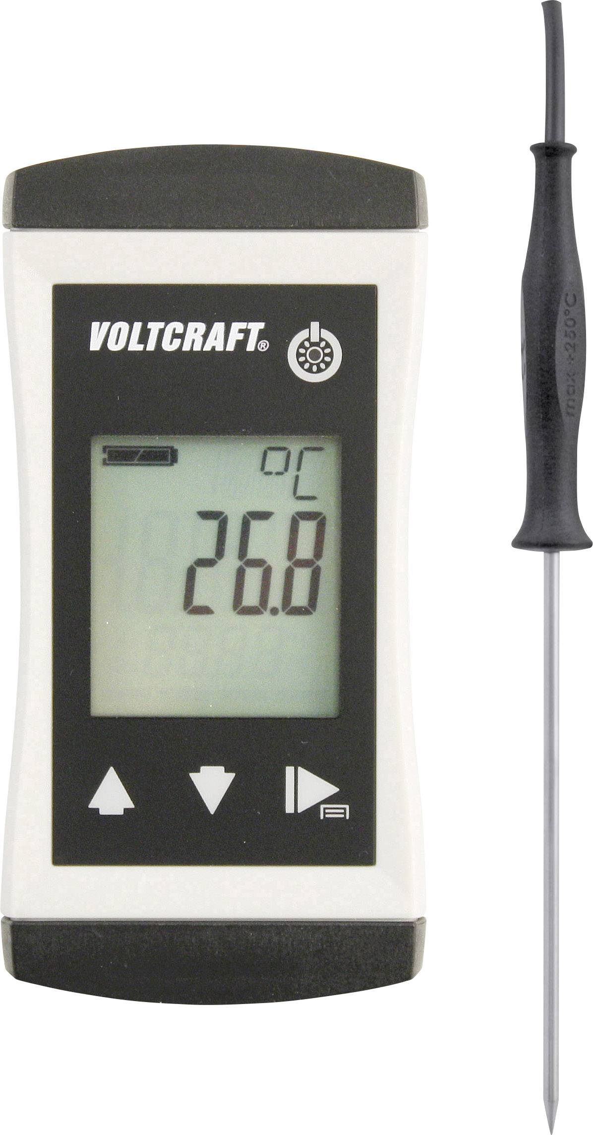 VOLTCRAFT PTM-120 Temperatur-Messgerät -70 bis 250 °C Fühler-Typ Pt1000 IP65