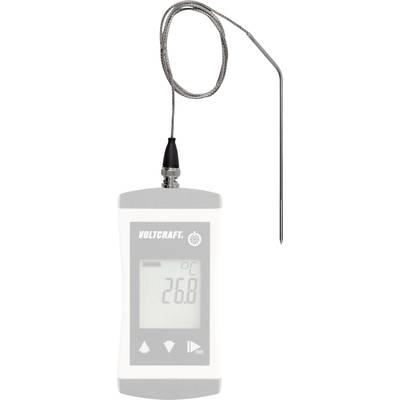 Digitales Thermometer mit Kabelsonde zeigt 26.8 Grad Celsius an. Geeignet für präzise Temperaturmessungen in verschiedenen Umgebungen.