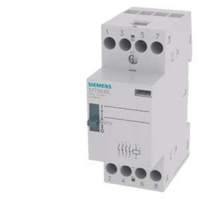Ein Siemens Zeitschaltuhr. Zeigt Schalter mit Optionen 'Auto', Zahlen von 1 bis 7, und Verbindungspunkte oben und unten.
